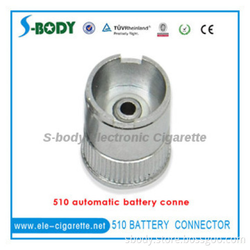 stainless steel sealed and not sealed 510 battery connector to adapter